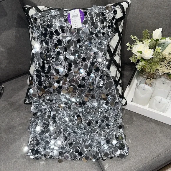 Olga Formal Sequin Strapless Mini Dress Size S - Picture 4 of 5